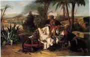 unknow artist Arab or Arabic people and life. Orientalism oil paintings 95 Germany oil painting artist
